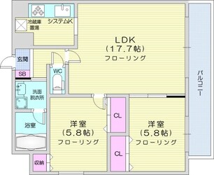 ハイムエルデZWの物件間取画像